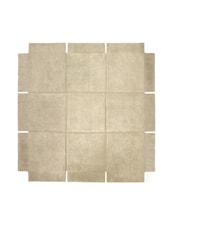 Basket Matta Beige 180x180 cm