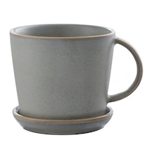 Tasse à thé avec soucoupe - gris