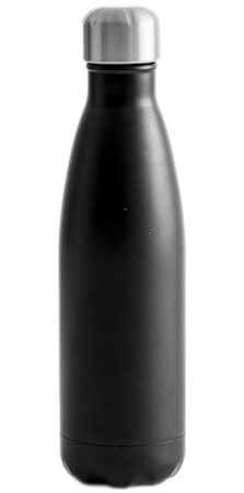 Stålflaske svart