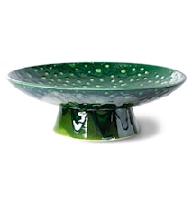 The Emeralds Skål med Fot Ø30x10 cm Keramik Green
