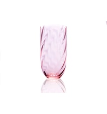 Swirl Long drink glass Rosa