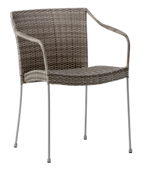Sika Design Pluto trädgårdsstol - Teak grå