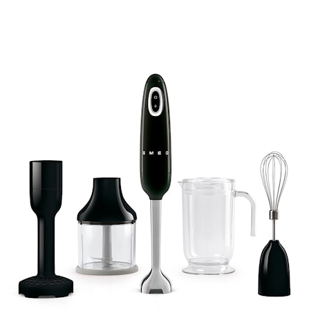 Smeg Retro Stavblender Med Kit Sort