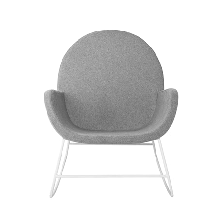 Gyngestol Grå 76xH92x92 cm