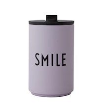 SMILE Thermos-/Isolierter Becher Lavender
