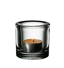 Kivi tealight candleholder 60mm clear Gift box