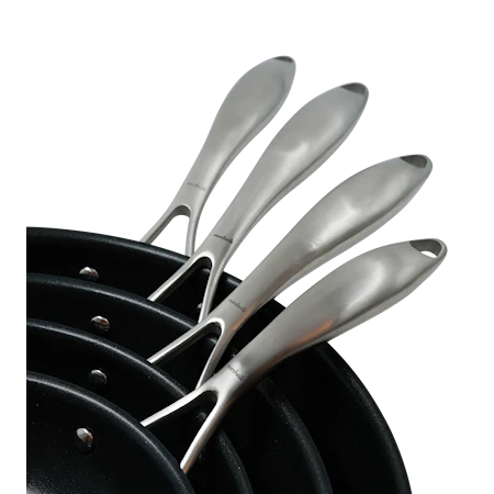 Stekepanne rustfritt stål 5-lags non-stick 28 cm