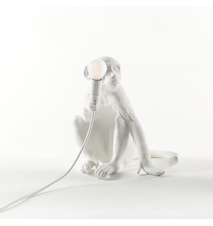 Monkey Lampe Sitzend Weiß