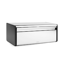 Brotbox / mit Schwarzen Seiten Brilliant Steel