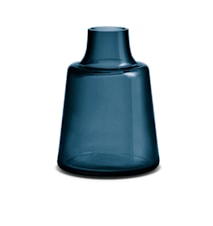 Vase Flora col court bleu foncé H 24