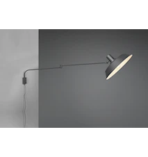 Bolder Vegglampe E27 Svart