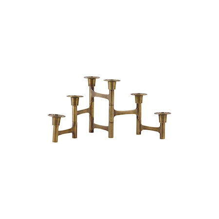 Candle Holder Move 17x50 cm Brass