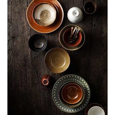 Kyoto ceramics Japanilainen Ruokalautanen Ruskea