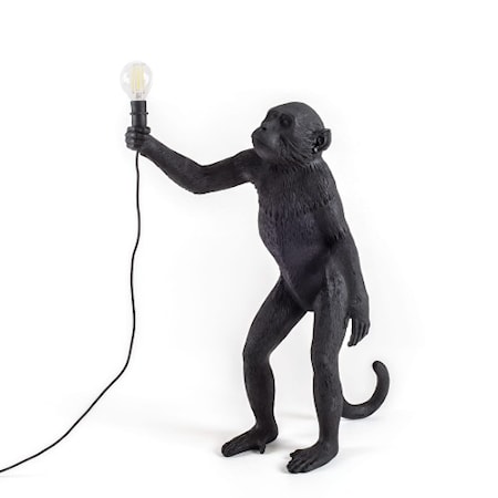 Monkey Lamp Utomhus Stående Svart