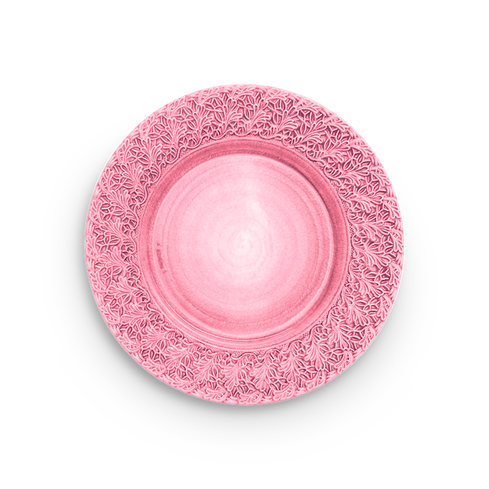 Lace Tallrik 32 cm Rosa