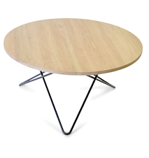 O table wood soffbord Ek/svart