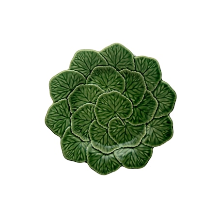 Bordallo Pinheiro Geranium Frugttallerken Grøn 22 cm