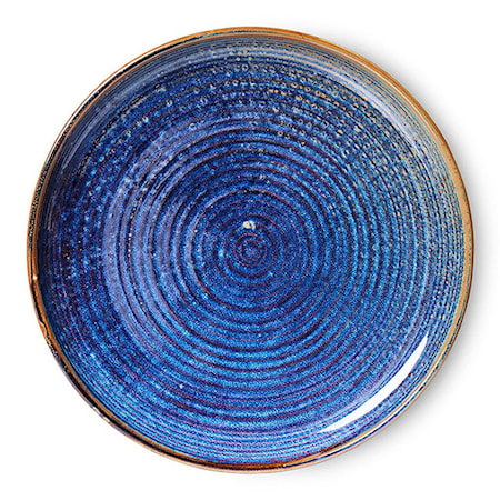 Chef ceramics: Mattallrik 26 cm Rustic blue