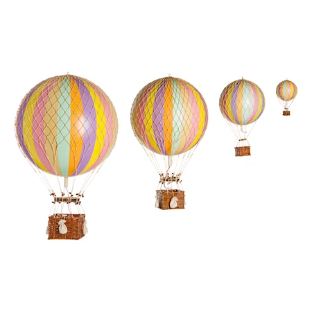Floating The Skies Luftballong Regnbåge Mini Pastell