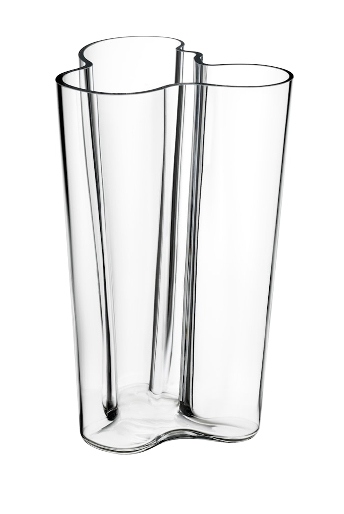 Aalto jarrón 25 cm transparente