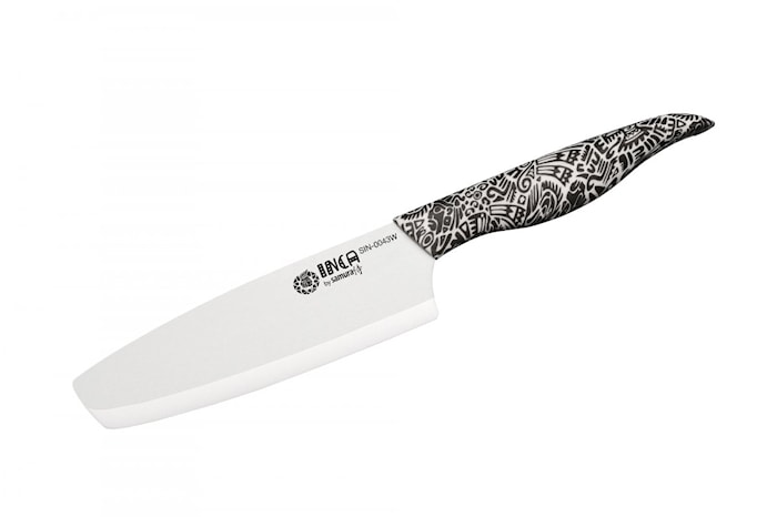 Couteau céramique Nakiri INCA 16,5 cm blanc