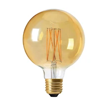 Elect LED 3-Step dim Globe Gold 125mm
