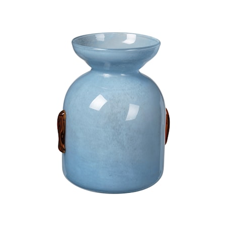 Vera Vase 30 cm Serenity lt. Blue/Meerkat
