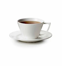 GC Taza de té con Platito Blanco 28 cl