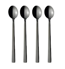 Raw Cafe Latte Spoons Black 4 pcs