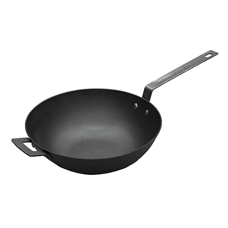 Ronneby Bruk Valurauta wok-pannu 32 cm