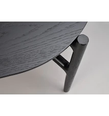 Holton soffbord runt Ø55 svart ek
