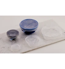 Coperchio elastico 5 pezzi in silicone di diverse dimensioni