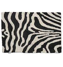 Badrumsmatta Zebra 60x90 Svart/Vit