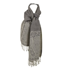 Wool scarf Grijs