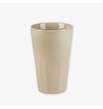 Becher Porzellan Groß Sand-Beige