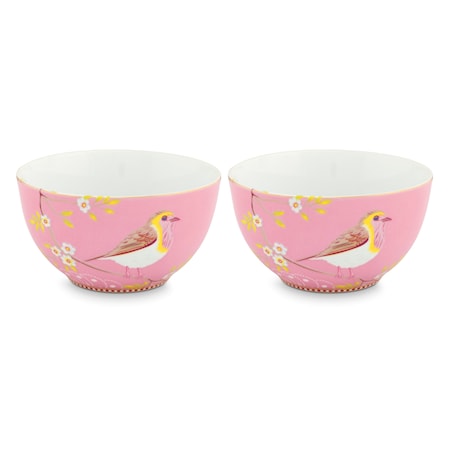 PIP Studio Early Bird Skål Rosa 2-pack