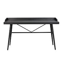 Springdale Skrivebord Svart ask/svart metall