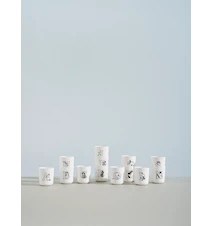 R Moomin ABC Becher 20 cl Weiß