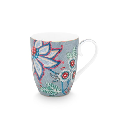 Flower Festival Mugg 35cl Light Blue