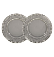 DAISY Middagstallrik Soft Grey 29 cm 2-pack
