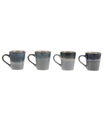 70's Espresso Cup Grey and Blue 80ml