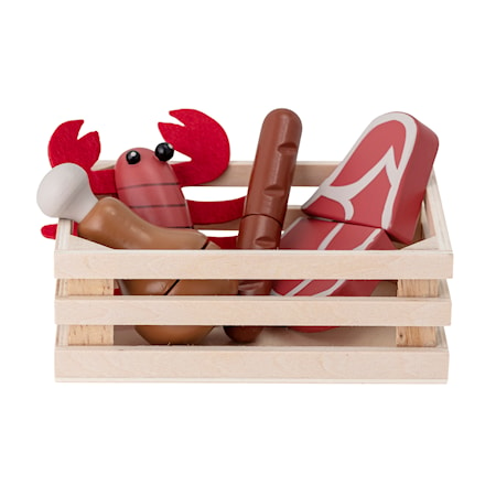 Dix Toy Food, Red, MDF