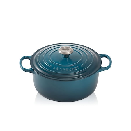 Le Creuset Rund Gryta 26 cm Deep Teal