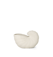 Shell blomsterkrukke, off-white