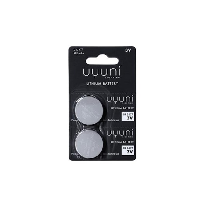 UYUNI CR2477 Batteri 2-pack 3V 900mAh
