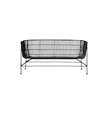 Sofa Coon 140x70x65,5 cm - Svart