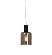Cylinder Fönsterlampa Svart/Rök IP20