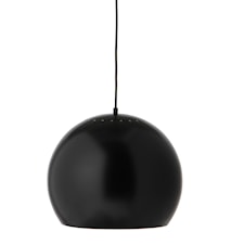 Ball Pendel Ø40 cm med takkopp Matt Svart