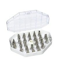 Piping Nozzles and Adapter for Piping Bag 26 pieces
