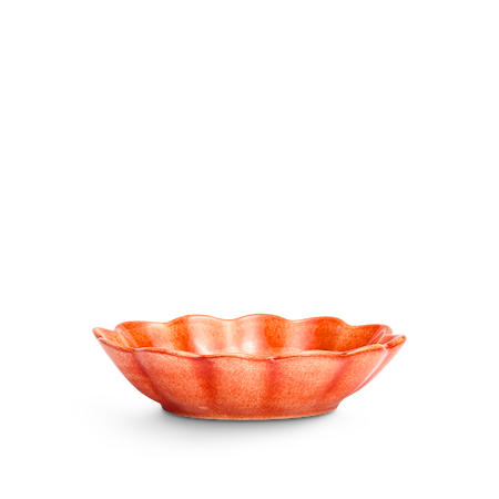 Oyster Skål Liten 18×16 cm Orange